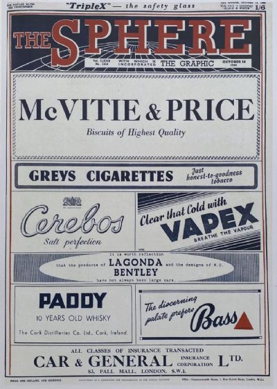 THE SPHERE The Empire's Illustrated Weekly - 14 October 1944, No. 2334