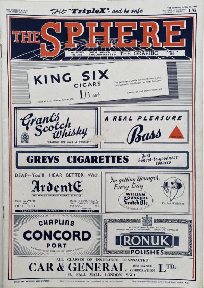 THE SPHERE The Empire's Illustrated Weekly - 13 April 1946, No. 2412