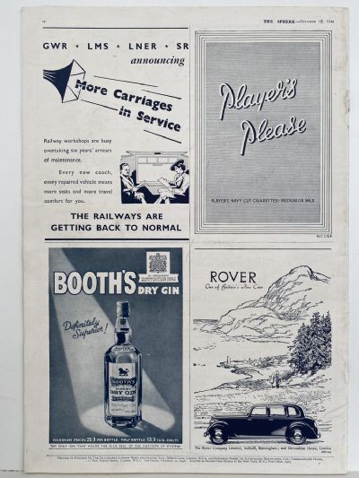 THE SPHERE The Empire's Illustrated Weekly - 12 October 1946, No. 2438