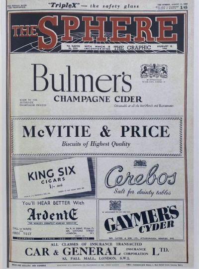 THE SPHERE The Empire's Illustrated Weekly - 12 August 1944. No. 2325