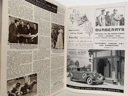 THE SPHERE The Empire's Illustrated Weekly - 12 August 1944. No. 2325