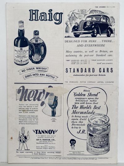 THE SPHERE The Empire's Illustrated Weekly - 11 May 1946, No.2416