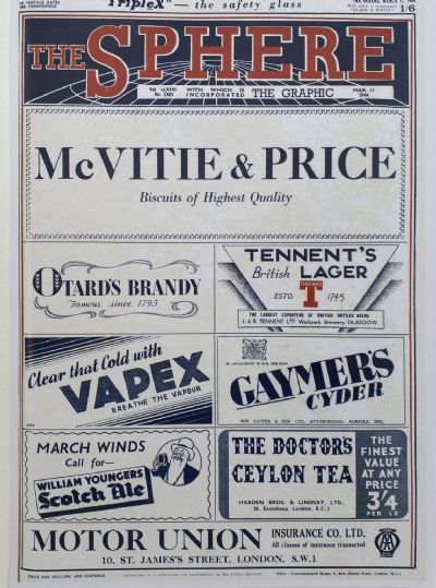 THE SPHERE The Empire's Illustrated Weekly - 11 March 1944, No. 2303