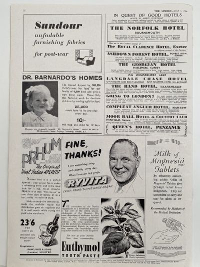 THE SPHERE The Empire's Illustrated Weekly - 1 July 1944, No. 2319