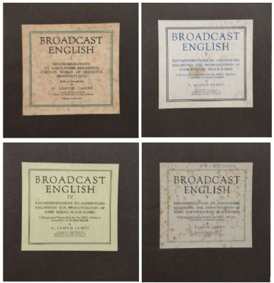 BROADCAST ENGLISH: 4 Books I, II, IV, V