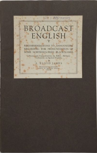 BROADCAST ENGLISH: 4 Books I, II, IV, V