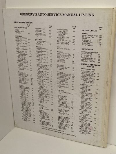 TOYOTA CORONA 1800 - 2000 Service and Repair Manual No.120