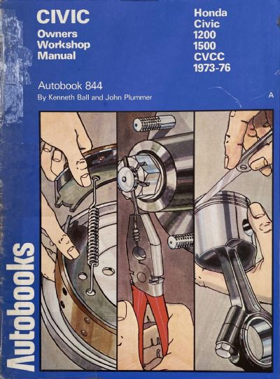 HONDA CIVIC 1200 and 1500 from 1973 to 1976 - Owners Workshop Manual