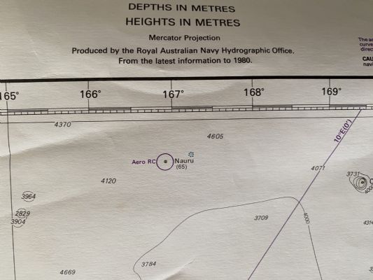 VINTAGE NAUTICAL CHART: Coral and Solomon Seas and adjacent Seas NZ14604 1980