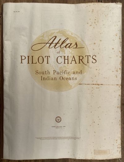 VINTAGE ATLAS OF PILOT CHARTS: South Pacific and Indian Oceans