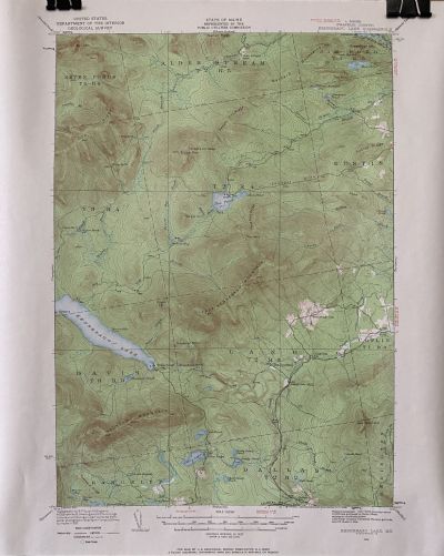 UNITED STATES EASTERN REGION / STATE OF MAINE MAP SET: 6x maps