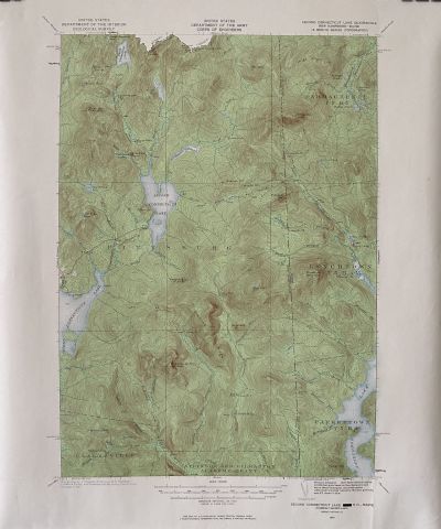 UNITED STATES EASTERN REGION / STATE OF MAINE MAP SET: 6x maps
