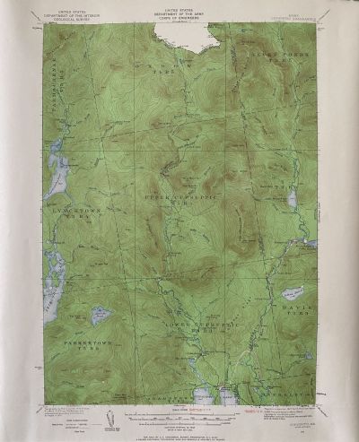 UNITED STATES EASTERN REGION / STATE OF MAINE MAP SET: 6x maps