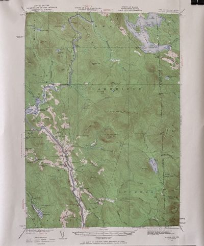 UNITED STATES EASTERN REGION / STATE OF MAINE MAP SET: 6x maps