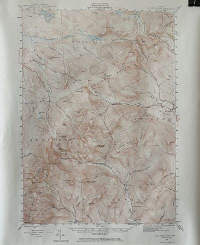 UNITED STATES EASTERN REGION / STATE OF MAINE MAP SET: 6x maps