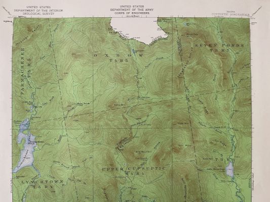 UNITED STATES EASTERN REGION / STATE OF MAINE MAP SET: 6x maps