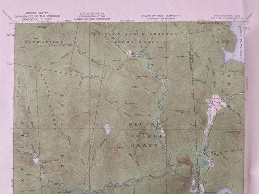 UNITED STATES EASTERN REGION / STATE OF MAINE MAP SET: 6x maps