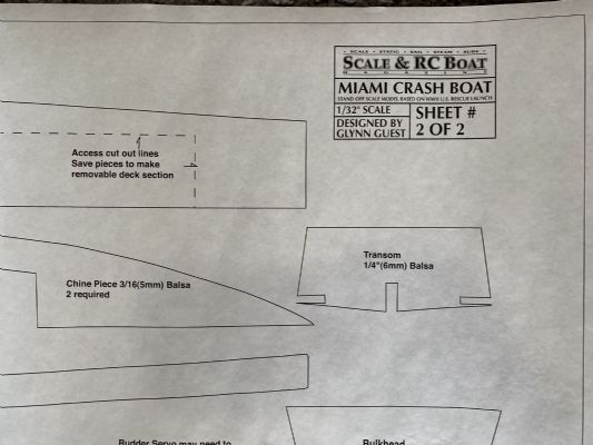 R/C BOAT PLANS: Miami Crash Boat
