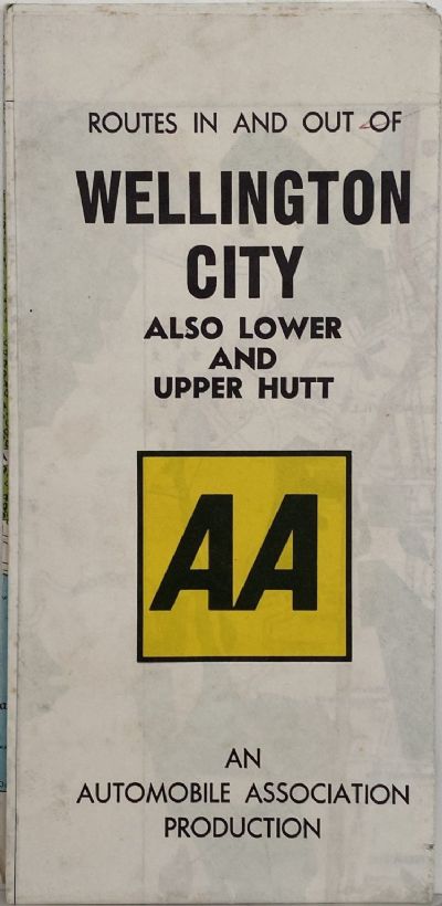 AA ROAD MAP: Wellington City and Lower and Upper Hutt