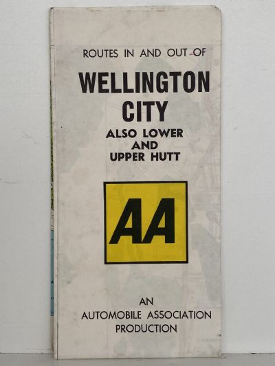 AA ROAD MAP: Wellington City and Lower and Upper Hutt