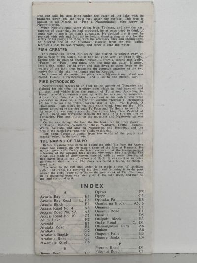 AA ROAD MAP: Taupo Region