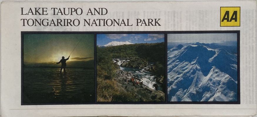 AA ROAD MAP: Lake Taupo and Tongariro National Park