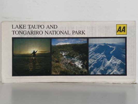 AA ROAD MAP: Lake Taupo and Tongariro National Park