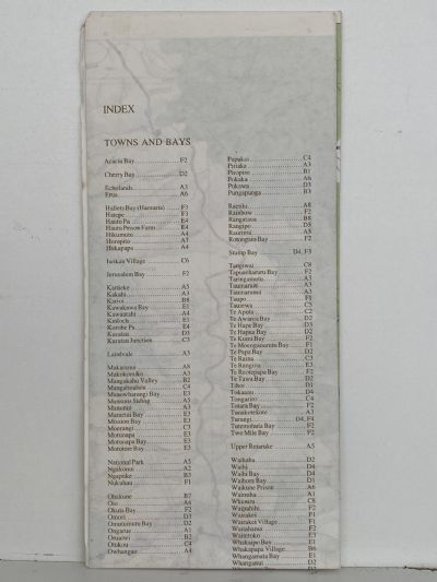 AA ROAD MAP: Lake Taupo and Tongariro National Park