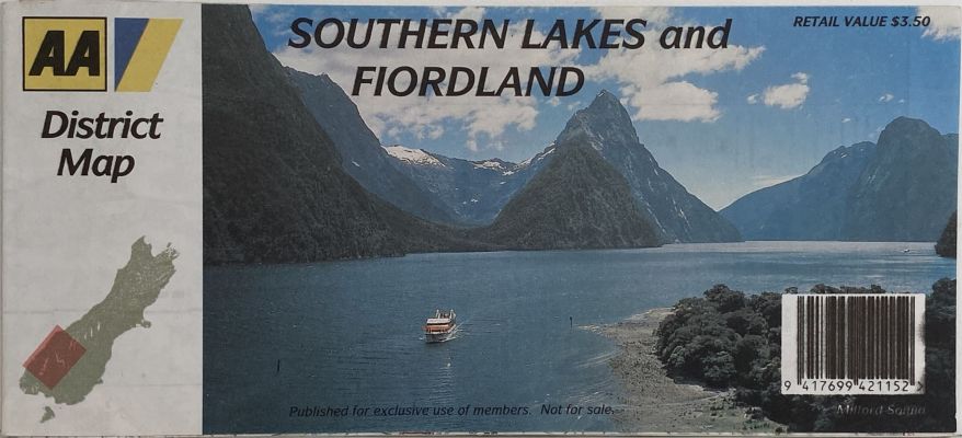 AA ROAD MAP: Southern Lakes District