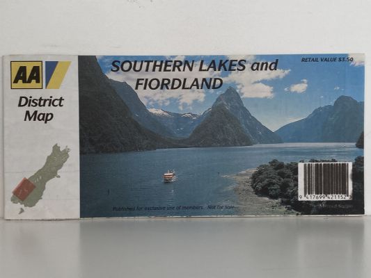 AA ROAD MAP: Southern Lakes District