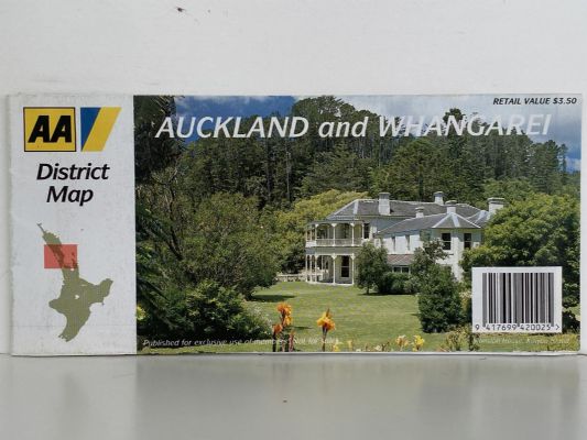AA ROAD MAP: Auckland and Whangarei District