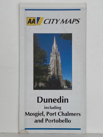 AA CITY MAP: Dunedin, Mosgiel, Port Chalmers, Portobello