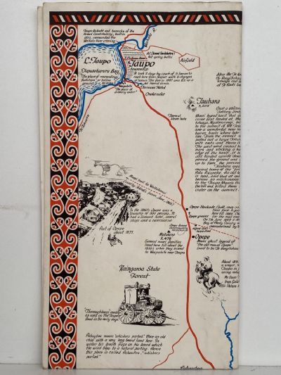 VINTAGE MAP: The Taupo Road