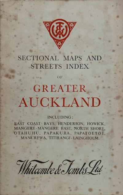 VINTAGE SECTIONAL STREET MAPS: Greater Auckland
