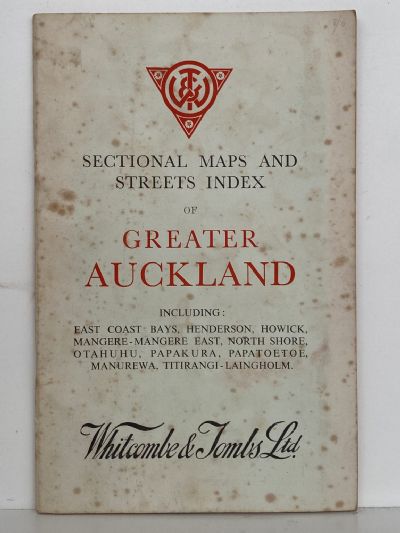 VINTAGE SECTIONAL STREET MAPS: Greater Auckland