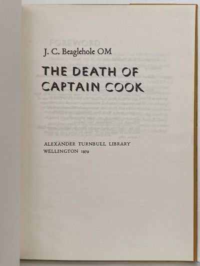 THE DEATH OF CAPTAIN COOK