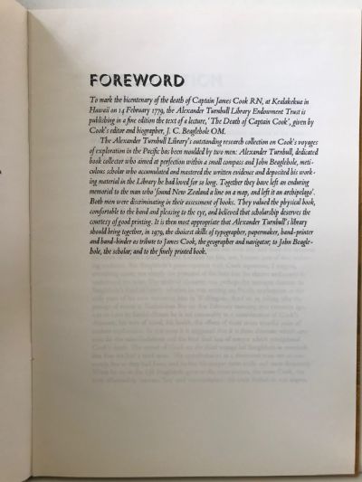 THE DEATH OF CAPTAIN COOK