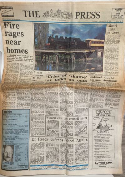 OLD NEWSPAPER: The Press, Christchurch - Tuesday, 18 October 1988