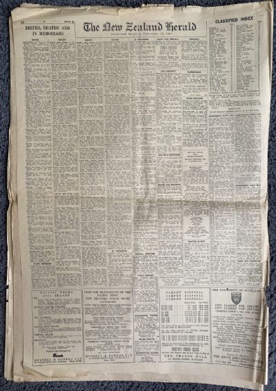 OLD NEWSPAPER: The New Zealand Herald - Monday, 27 February 1961