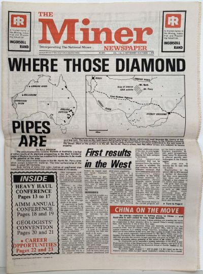 OLD NEWSPAPER: The Miner - Vol. 1, September / October 1978