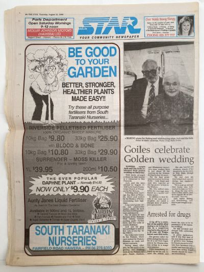 OLD NEWSPAPER: The Hawera Star - Thursday, 22 August 1996