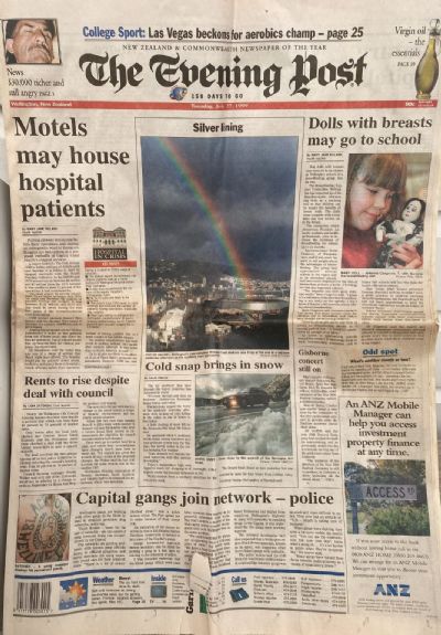 OLD NEWSPAPER: The Evening Post, Wellington - Tuesday, 27 July 1999