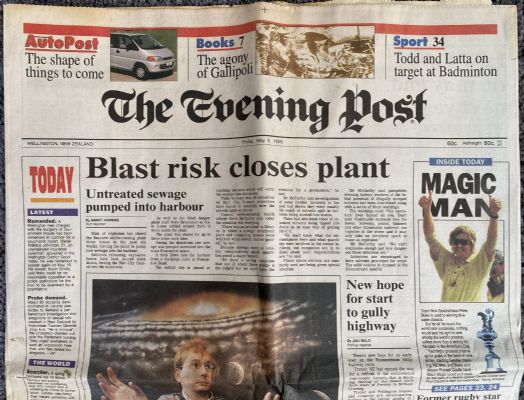 OLD NEWSPAPER: The Evening Post, Wellington - Friday, 5 May 1995