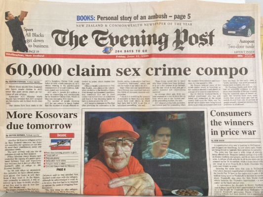 OLD NEWSPAPER: The Evening Post, Wellington - Friday, 11 June 1999