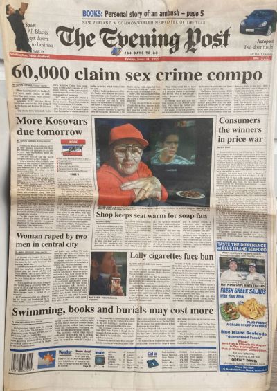 OLD NEWSPAPER: The Evening Post, Wellington - Friday, 11 June 1999