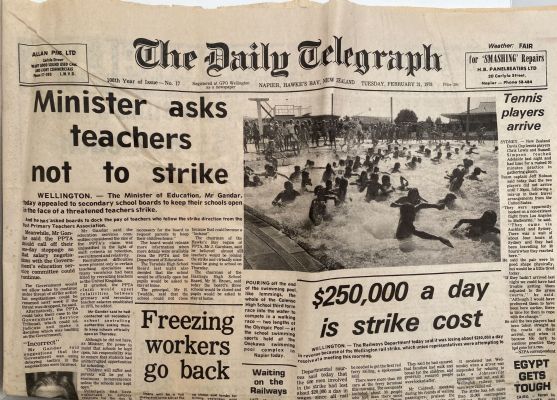 OLD NEWSPAPER: The Daily Telegraph, Napier - Tuesday, 21 February 1978