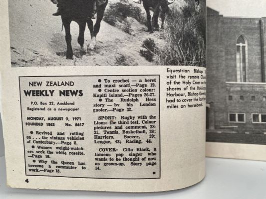 OLD NEWSPAPER: New Zealand Weekly News - No. 5617, 9 August 1971