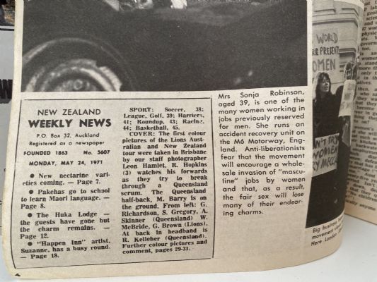 OLD NEWSPAPER: New Zealand Weekly News - No. 5607, 24 May 1971