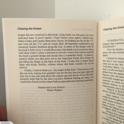 Chasing the Dream : Shaun Wallace an autobiography