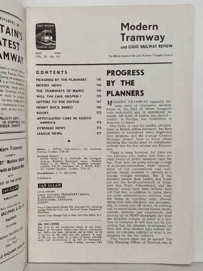 MODERN TRAMWAY: and Light Railway Review